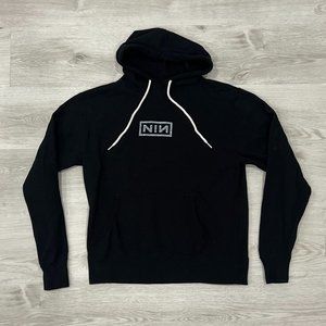 Nine Inch Nails Black Hoodie Sweater Small NIN